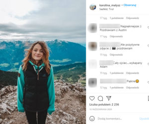 Kogo przypomina Karolina Małysz?
