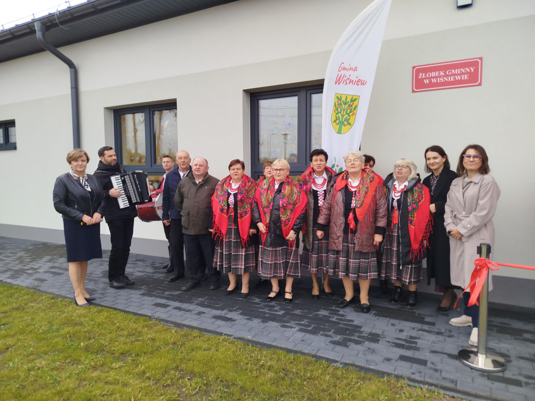 Otwarcie pierwszego publicznego Żłobka Gminnego w Wiśniewie. Z placówki korzysta ok. 30 dzieci