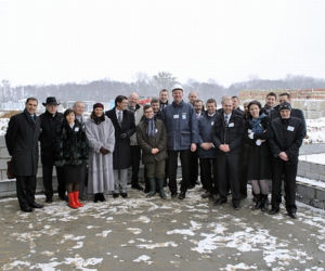Uroczyste wmurowanie kamienia węgielnego pod budowę nowoczesnej fabryki membran bitumicznych SOPREMA (5 marca 2010 r., Błonie)