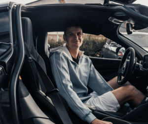 Hubert Hurkacz w McLarenie 720S Coupe