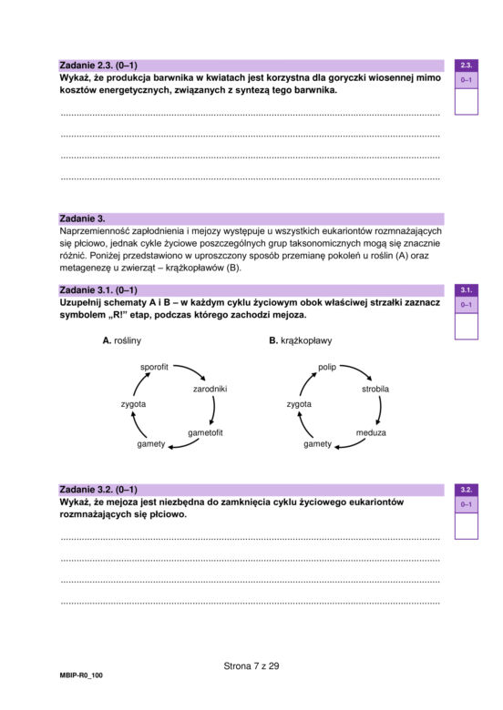 Matura 2023 rozszerzona biologia - arkusz CKE
