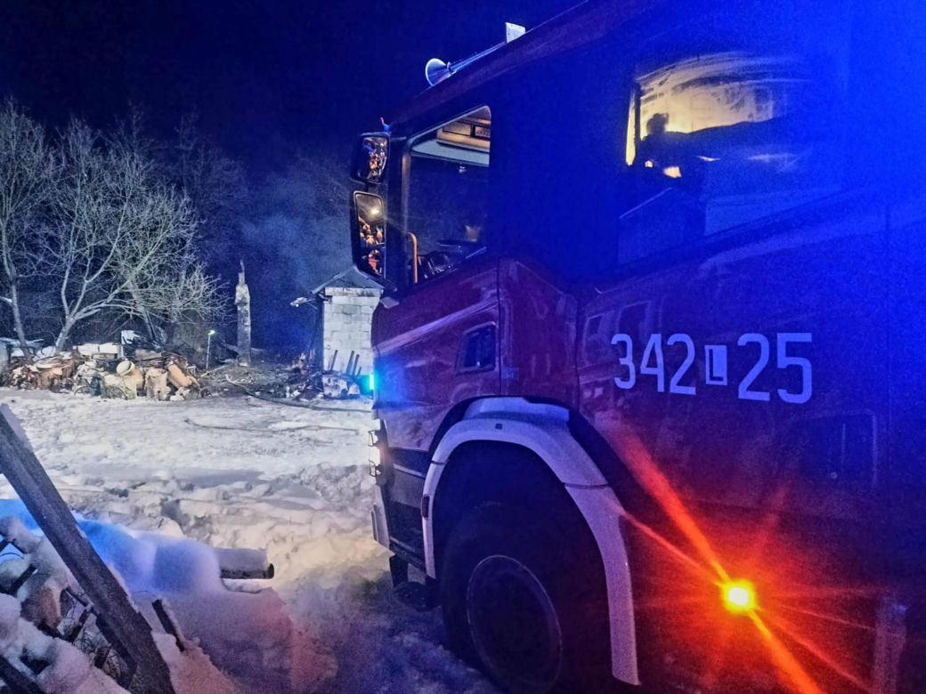 Pożar w pow bialskim