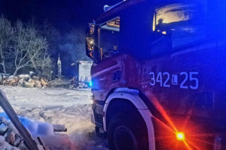 Pożar w pow bialskim