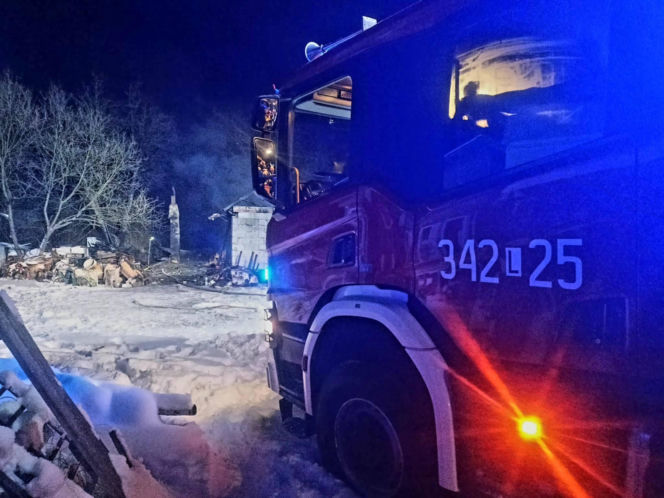 Pożar w pow bialskim