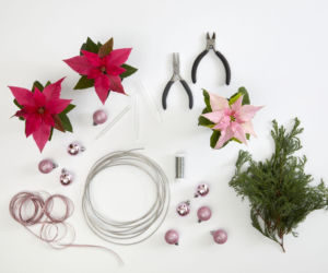 Gwiazda betlejemska – świąteczna zawieszka DIY