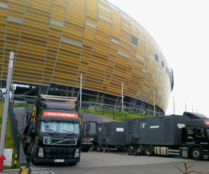 Przygotowania do koncertu Jennifer Lopez w PGE Arena
