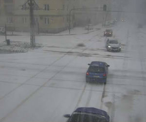 Burza śnieżna w Łodzi 17.01.2022