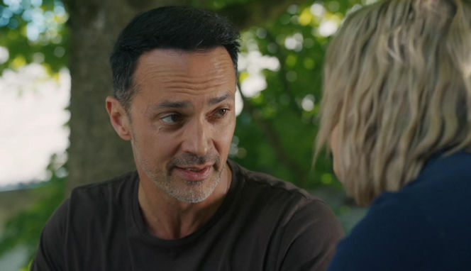 Barwy szczęścia, odcinek 3253. Mariusz (Rafał Cieszyński), Janka (Oliwia Drożdżyk)