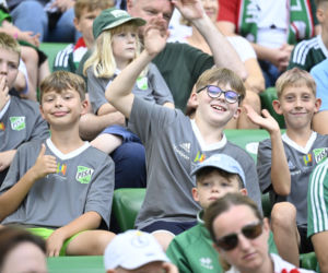Legia Warszawa - Zagłębie Lubin: Zdjęcia kibiców