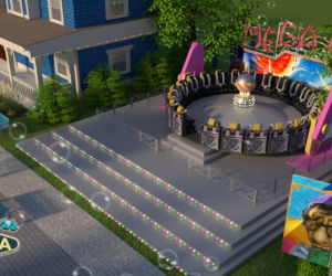 Giżycko: Na plaży miejskiej powstanie lunapark z ogromnym kołem widokowym [WIZUALIZACJE]