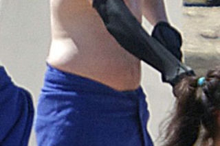 David Cameron na plaży