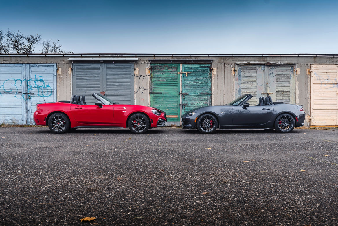 Abarth 124 Spider 1.4 Multiair 170 KM vs. Mazda MX-5 2.0 184 KM