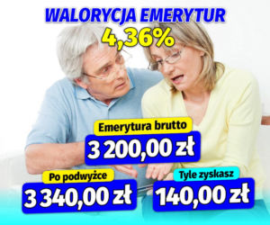 Waloryzacja 4,36 proc.