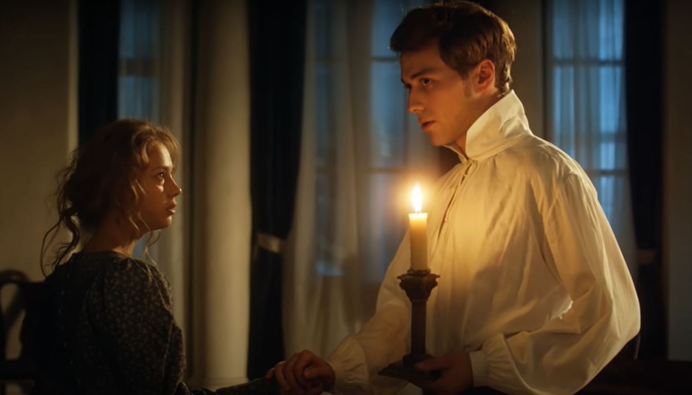 Cena wolności, odc. 4: Polina (Tatjana Babienkowa), Dmitrij (Artiem Kryłow)