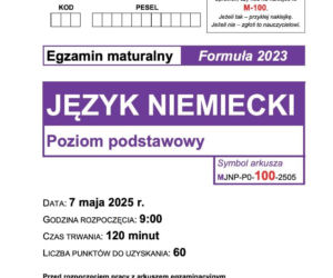 Matura niemiecki 2026 - arkusz CKE. Co było na egzaminie 6.05.2026?