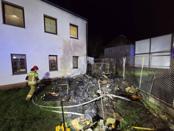 Seria pożarów w Oleśnicy. Nie żyje 69-latek, ogień pojawił się też w cerkwi