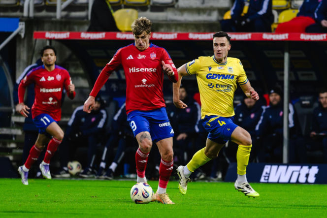 Mecz Ekstraklasy Arka Gdynia - Raków Częstochowa