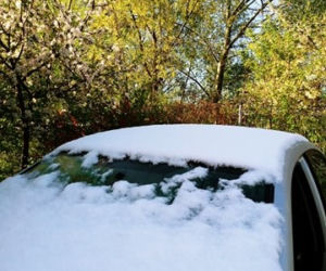 Olsztyn pod śniegiem, czyli jak zima potrafi zaskoczyć w maju!