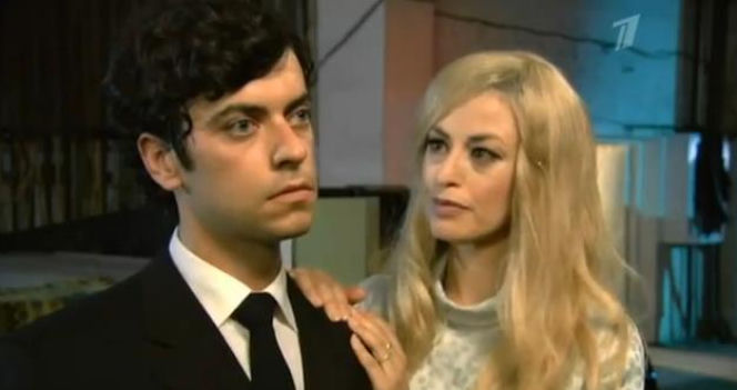 ANNA GERMAN odc. 7. Luigi Tenco (Gaetano Solfrizzi), Dalida (Dorothea Mercouri)
