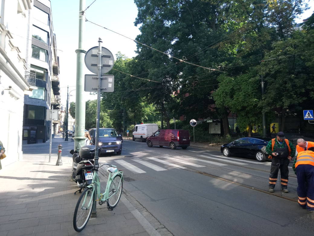 Wykolejenie tramwaju w centrum Krakowa 