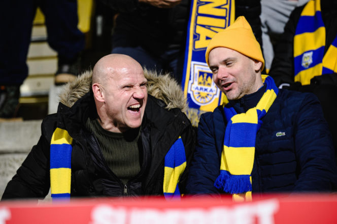 Arka Gdynia - Lechia Gdańsk: Zdjęcia kibiców z derbów Trójmiasta w ramach 23. kolejki PKO BP Ekstraklasy