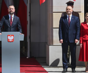 Obchody Dnia Flagi Rzeczypospolitej z udziałem Pary Prezydenckiej. Marta Nawrocka nadała szyku 2 maja