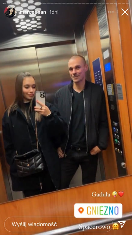 Marcelina Ziętek i Piotr Żyła