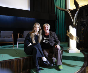 Iga Lis na pokazie filmu Bałtyk