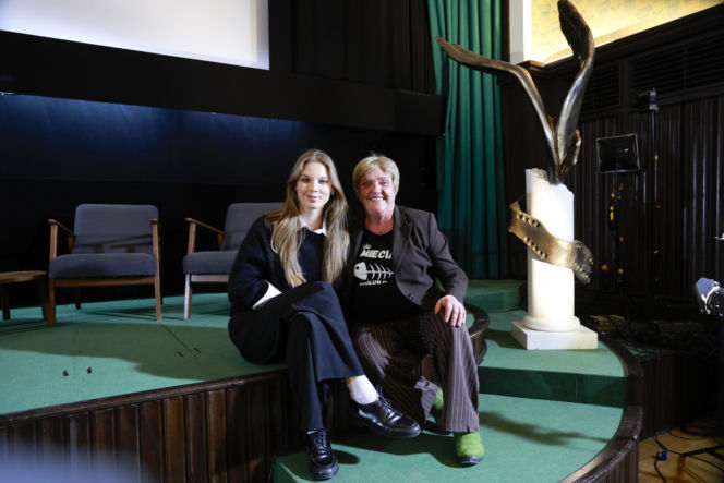 Iga Lis na pokazie filmu "Bałtyk"