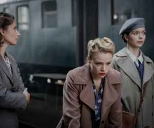 Wojenne dziewczyny 4 odc. 44. Marysia (Aleksandra Pisula), Ewa (Vanessa Aleksander), Nitka (Maja Szopa)