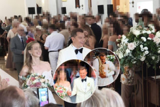 Rafał Brzozowski już po ślubie. Setki gości, obstawa ochrony. Ale to przepiękna panna młoda była największą gwiazdą!