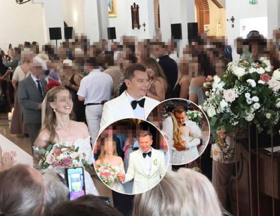 Rafał Brzozowski się ożenił! 400 gości, obstawa ochrony i przepiękna panna młoda w cudnej kreacji. Zobaczcie!