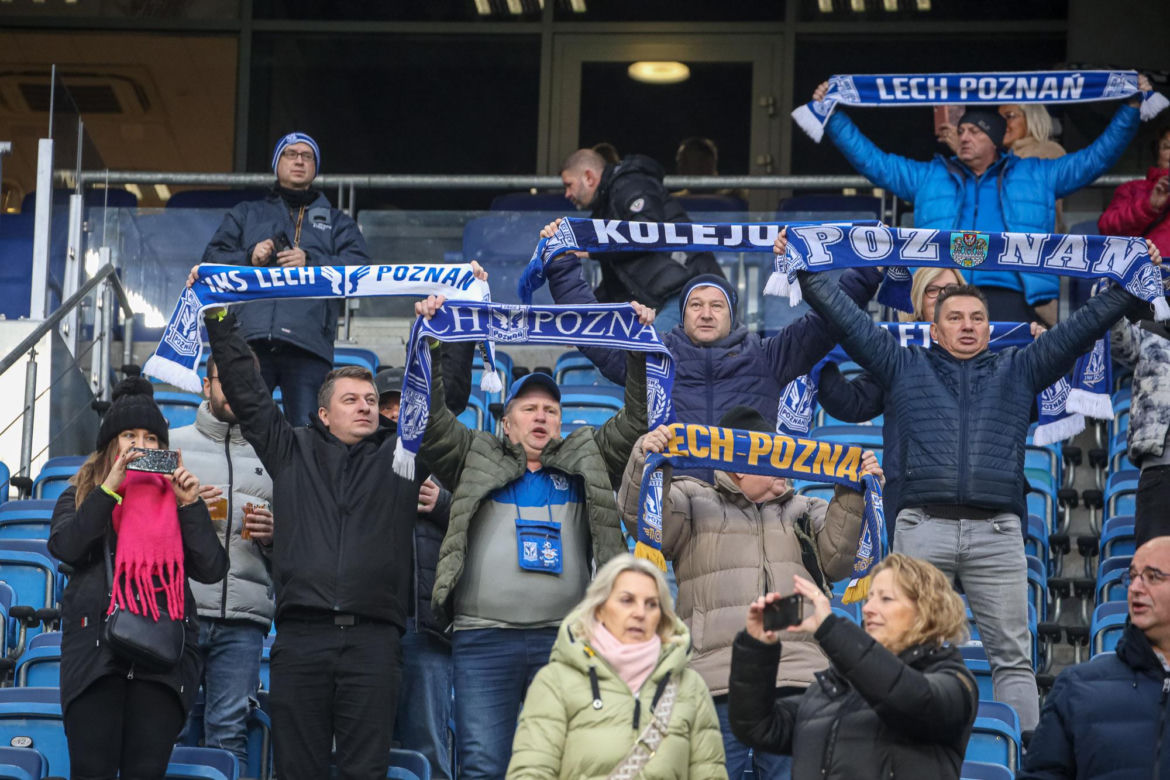  Tak bawili się kibice na meczu Lech Poznań - Piast Gliwice