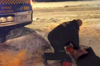 Miał tylko 26 stopni i zwisał ze skrzyni! Prawie zamarzł na śmierć. Bez oddechu ani pulsu