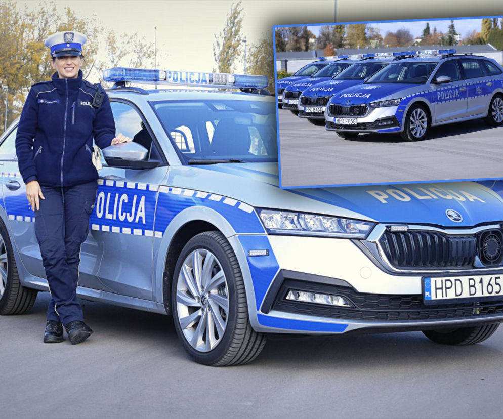 Nowe Skody Octavie w policyjnych barwach