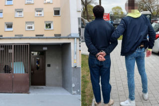 Gruzińscy bracia dłubali przy drzwiach. Włamanie udaremnił sąsiad