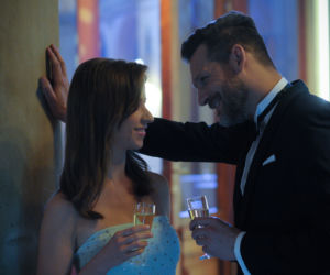 Pierwsza miłość. Beata (Katarzyna Ankudowicz), Lew (Marcin Krawczyk)