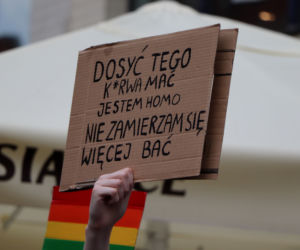 Demonstracja Nie damy się zastraszyć w Toruniu