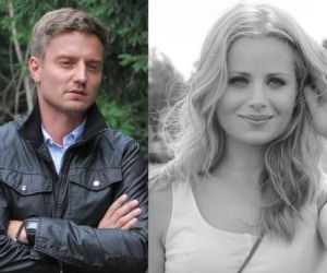 NA DOBRE i NA ZŁE. Przemek Zapała (Marcin Rogacewicz) i Ludmiła Papierniak (Paulina Chruściel)