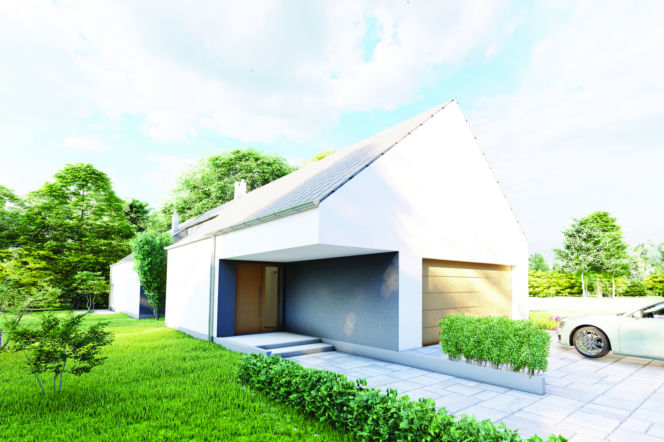 Projekt domu EC384 Innowacyjny, Murator