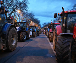 Protestyrolników w Paryżu