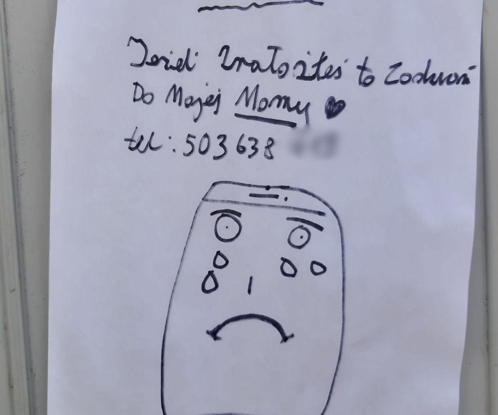 Dramat dziecka z Bielan. To ogłoszenie chwyta za serce