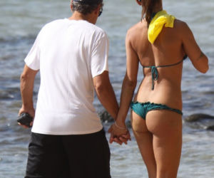 Elisabetta Canalis i Geroge Clooney