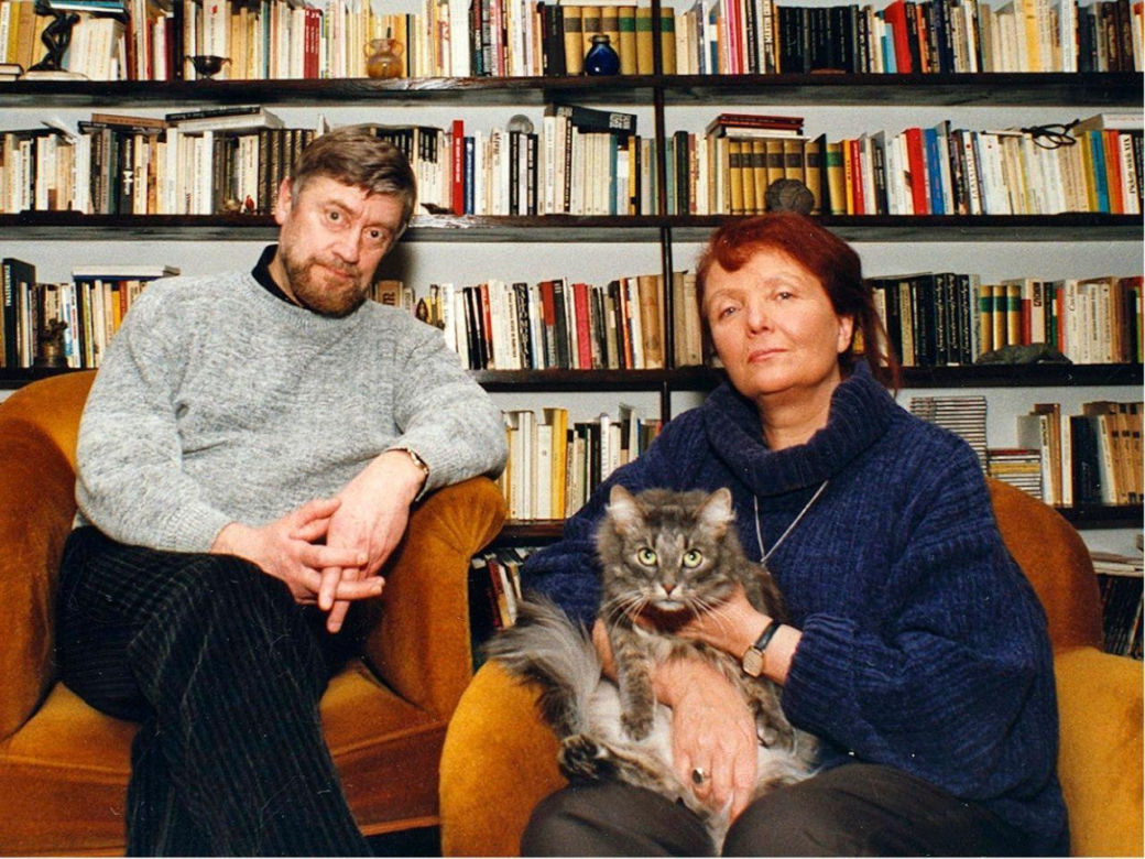 Janusz Michałowski i Izabella Cywińska
