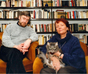 Janusz Michałowski i Izabella Cywińska