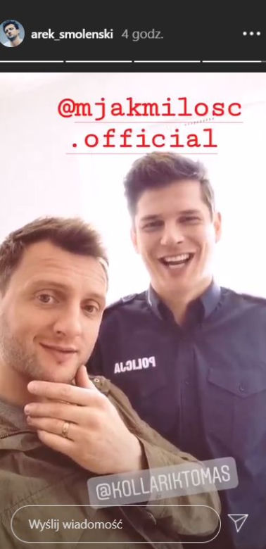 M jak miłość: Bartek (Arkadiusz Smoleński), Janek (Tomas Kollarik)