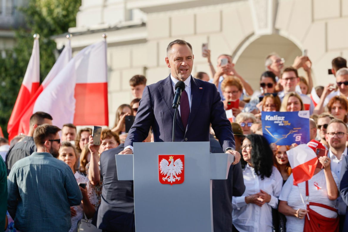 Pierwsza decyzja prezydenta Nawrockiego. W Kaliszu podpisał ustawę o powrocie do "starego" CPK