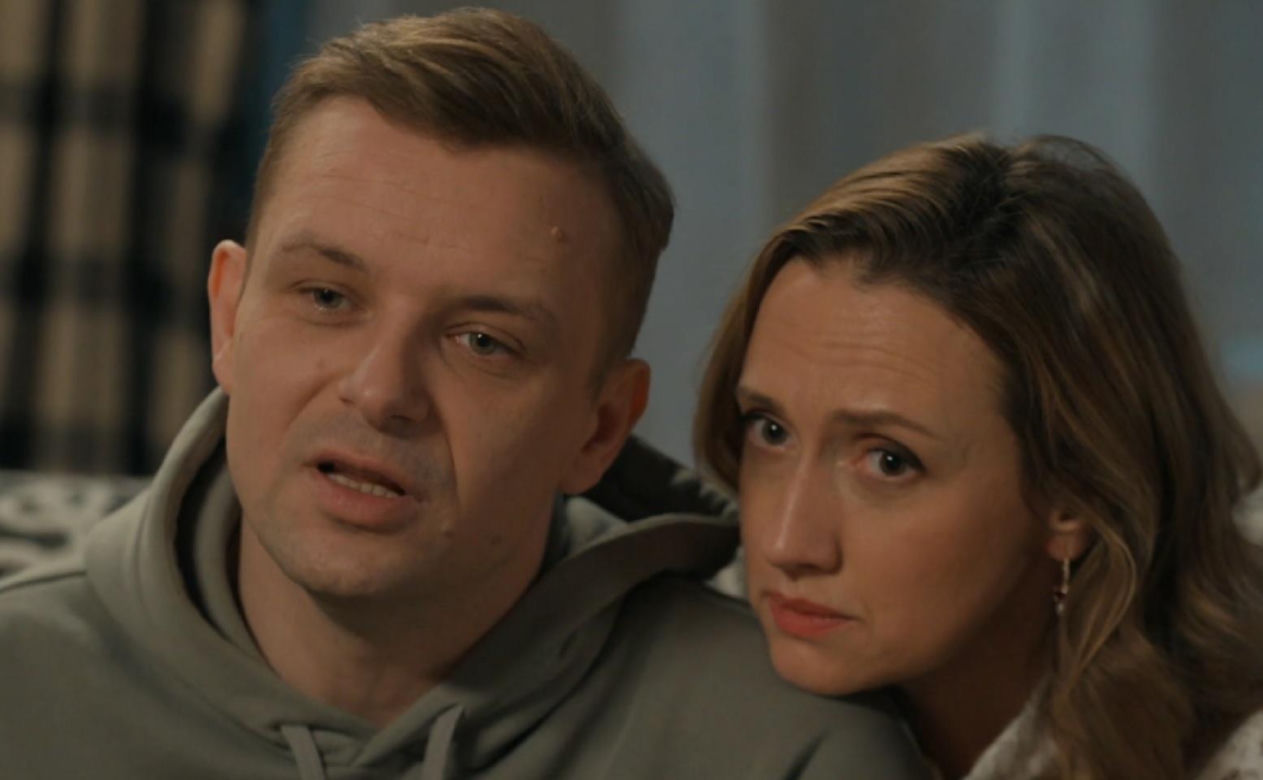Barwy szczęścia odc. 3384. Hubert (Marek Molak), Asia (Anna Gzyra)