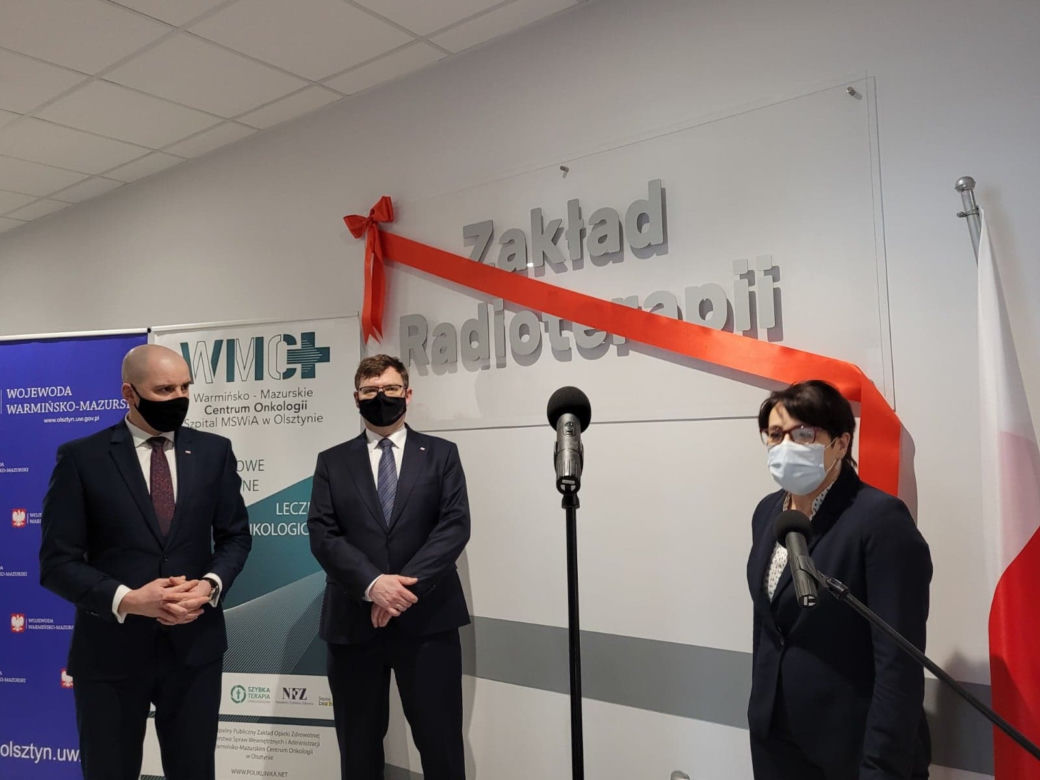 Zakończyła się rozbudowa i modernizacja zakładu radioterapii w olsztyńskiej poliklinice