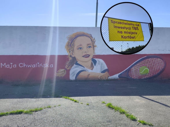Tu wszystko się zaczęło. Korty Mai Chwalińskiej mogą wkrótce zniknąć z mapy miasta